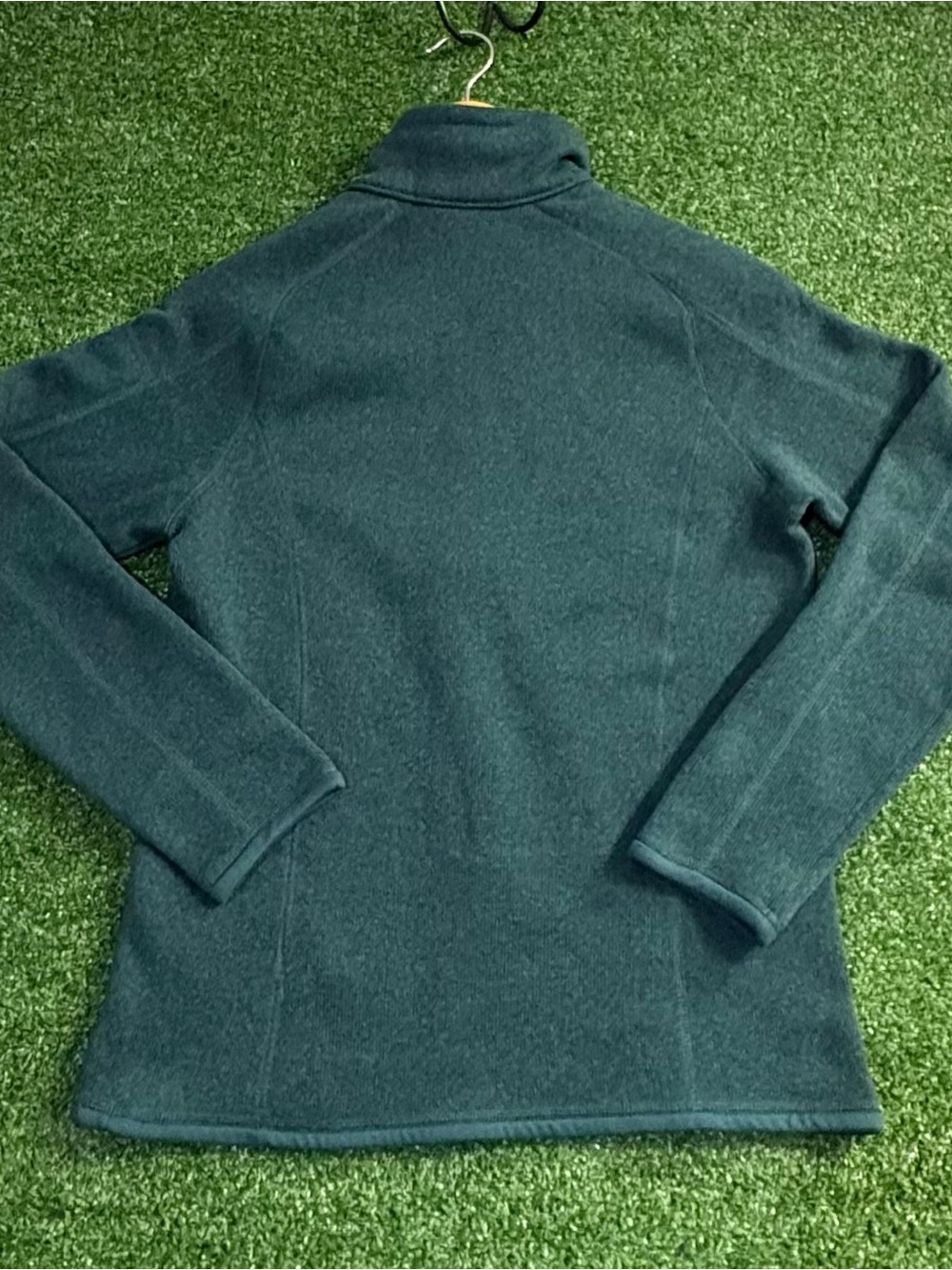 Patagonia Womens Better Sweater 1/4 Zip Fleece Outdoor Pine Green Small - Picture 3 of 8